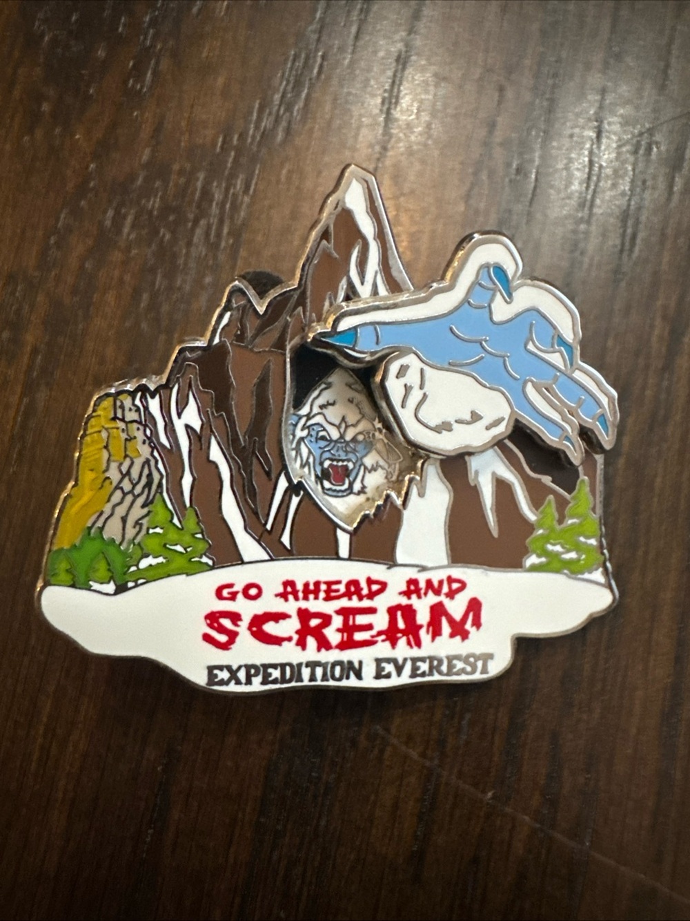 Disney Expedition Everest Go Ahead and Scream Single Pin Attraction